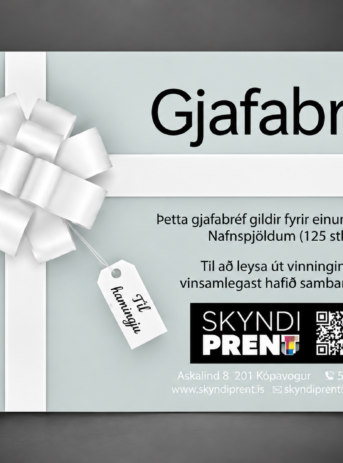 Gjafabréf Skyndiprent